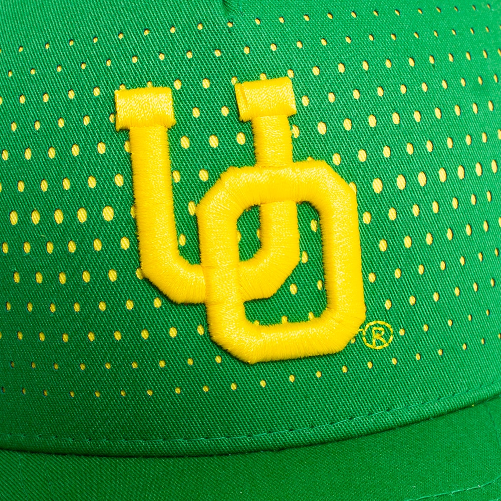 Interlocking UO, Richardson, Green, Curved Bill, Polyester Blend, Accessories, Unisex, Mesh Design, Adjustable, Hat, 614294